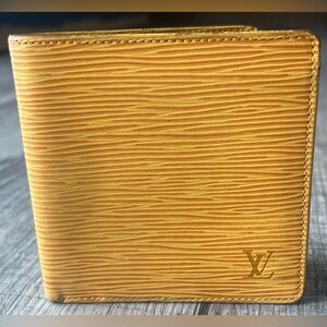 Louis Vuitton Portobier Marco Epi Leather Mens Wallet